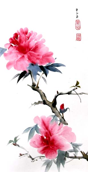 Flowers and Birds - Sumi-e